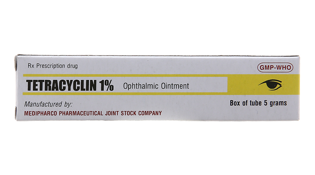 Thuốc mỡ tetracyclin 1% có tác dụng chống vi khuẩn như thế nào? 
