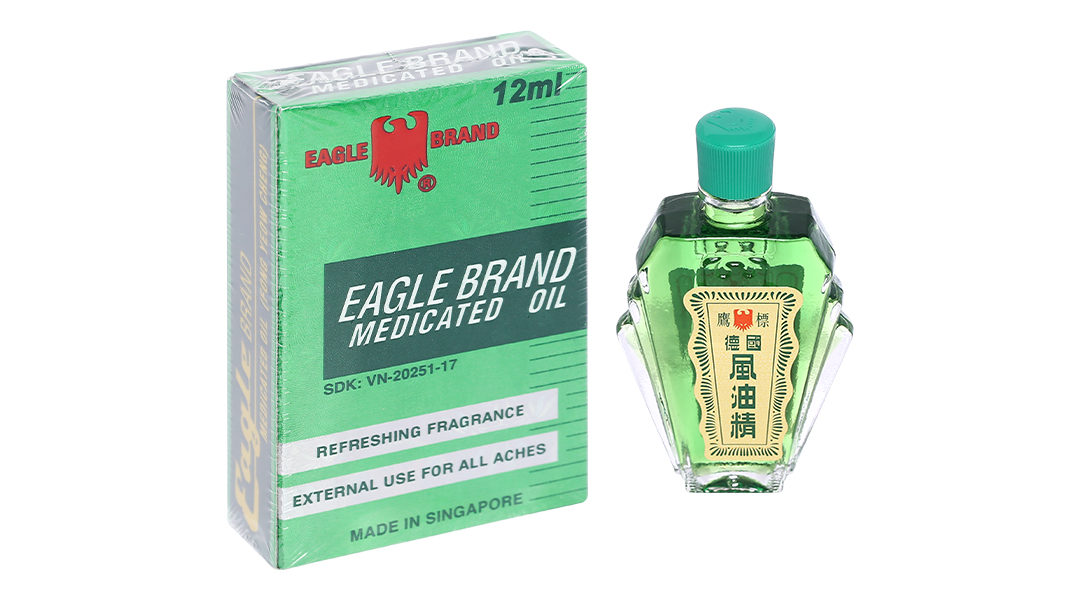 Dầu gió xanh Con Ó chai 24ml - 72