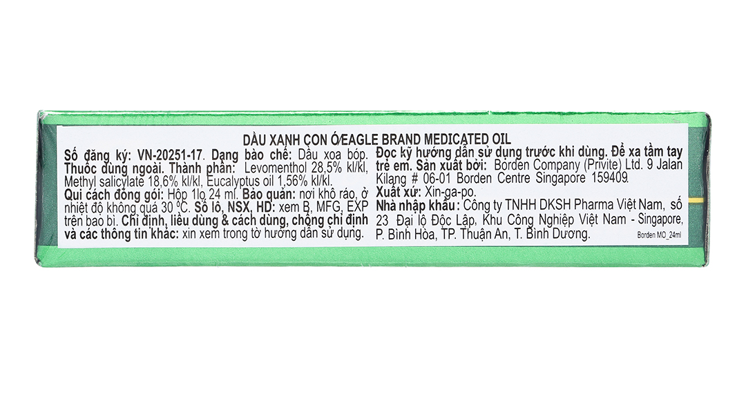 Dầu gió xanh Con Ó