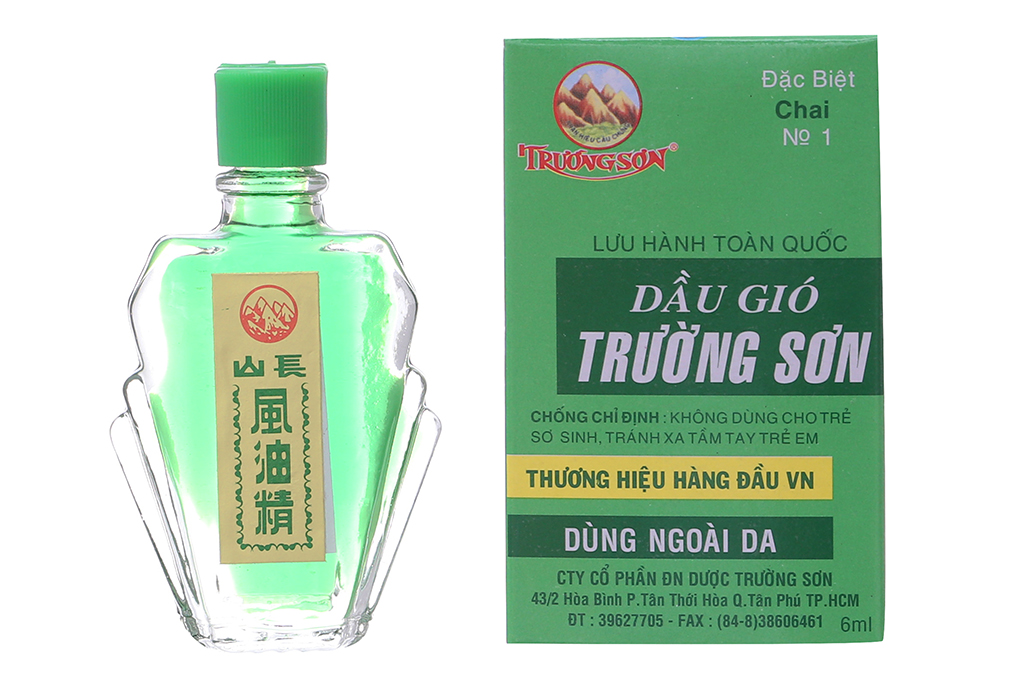 Dầu gió Trường Sơn 6ml - Nhà thuốc Đức Nghĩa