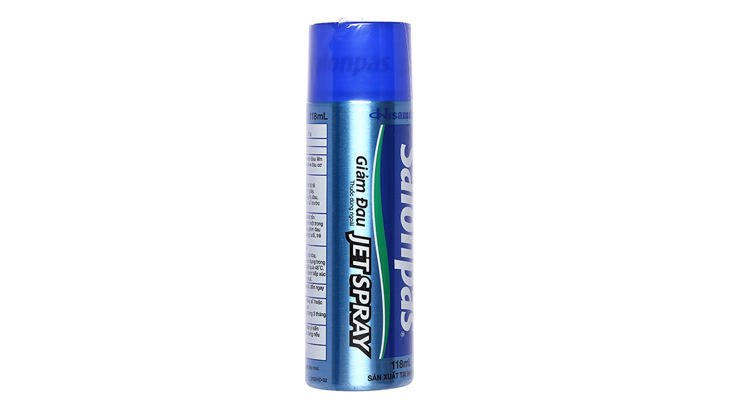 Xịt giảm đau Salonpas Jet Spray giảm đau, kháng viêm cơ khớp
