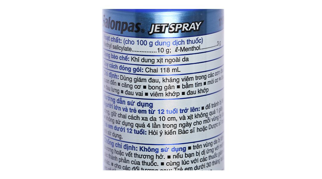 Xịt giảm đau Salonpas Jet Spray giảm đau, kháng viêm cơ khớp