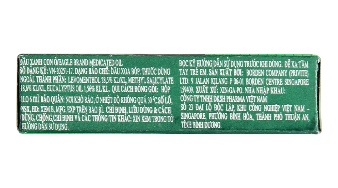 Dầu gió xanh Con Ó chai 24ml - 56