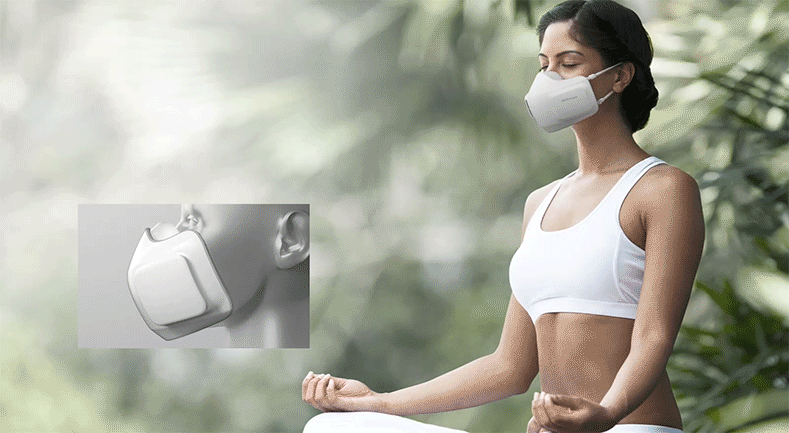Cảm biến hô hấp giúp kiểm soát tốc độ quạt dựa theo chu kỳ hơi thở