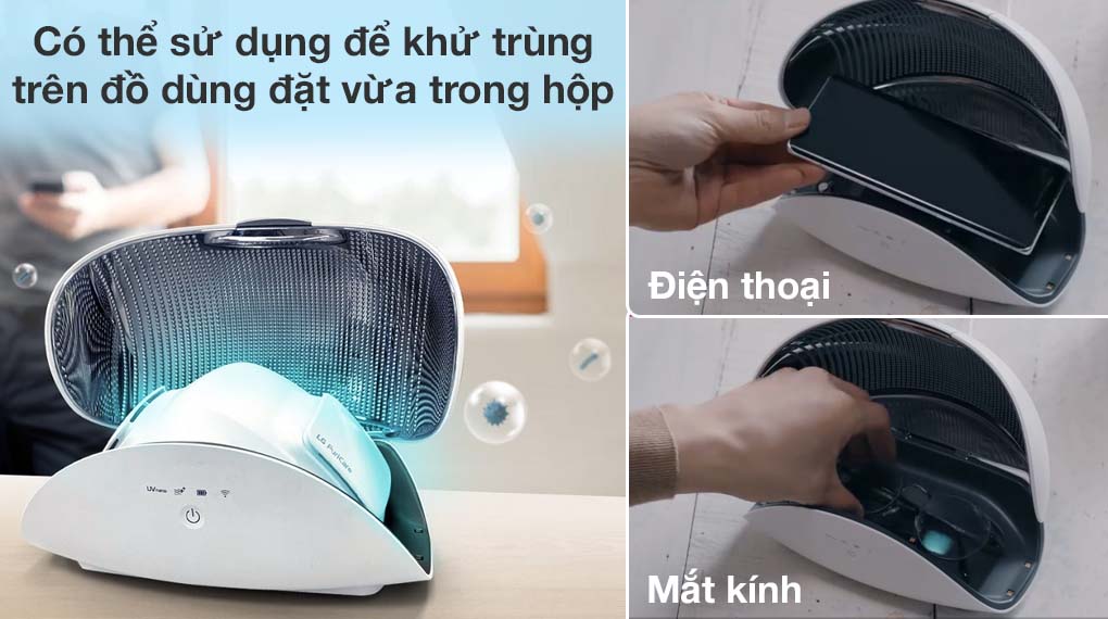 Hộp đựng khẩu trang lọc khí LG PWKAUW01.AVH thế hệ 1