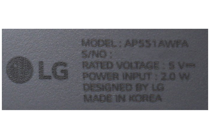 Khẩu trang lọc khí LG Puricare thế hệ 2 AP551AWFA.AJP Đen Màu Đen