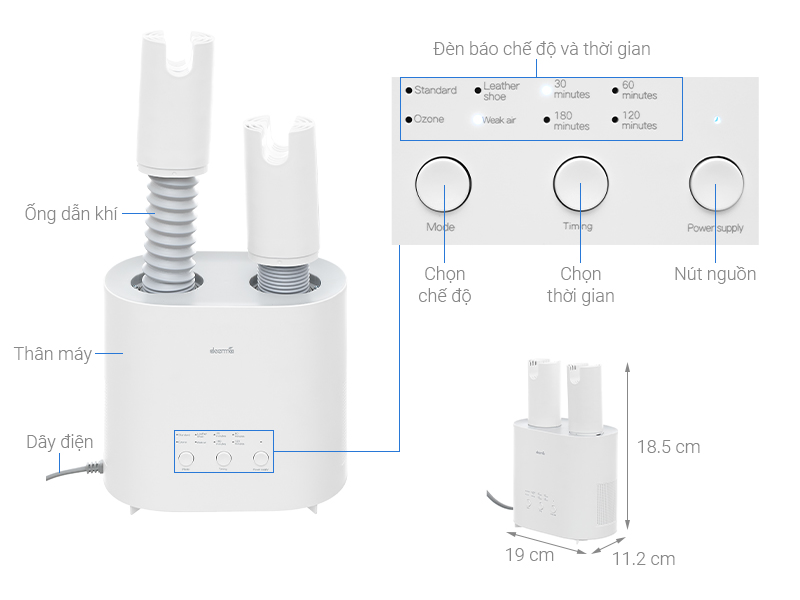 Máy sấy giày DEERMA HX10