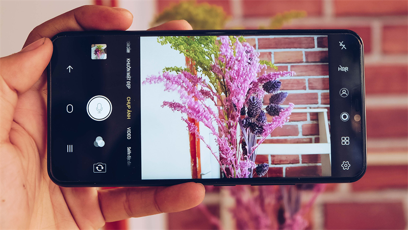 Giao diện camera điện thoại Vivo V9 Giao diện camera điện thoại Vivo V9