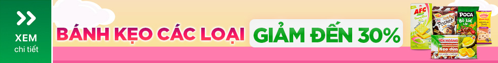 Bánh kẹo giảm 30% + mua 2 tặng 1