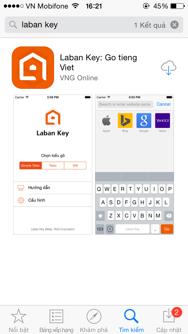 Cài đặt bộ gõ VNI trên iOS với ứng dụng Laban Key ?... - Thegioididong.com