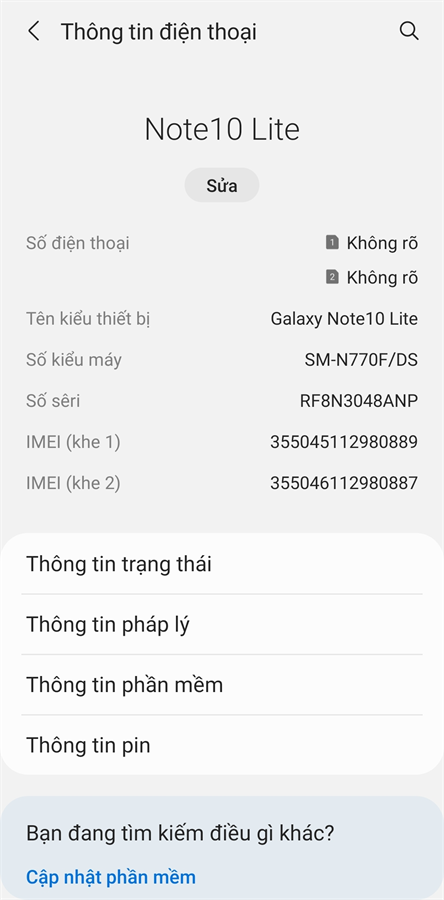 Samsung Galaxy Note 10 Lite - Giá Rẻ, Chính Hãng, Nhiều Khuyến Mãi