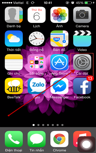 Hiển thị phần trăm Pin trên iPhone 6 - Thegioididong.com