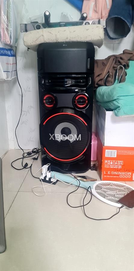 Parlante LG Xboom Rn7 Bluetooth Micrófono Usb Fm Karaoke