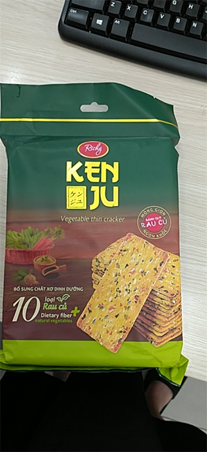 Bánh quy vị rau củ Richy Kenju gói 192g tại Bách hóa XANH