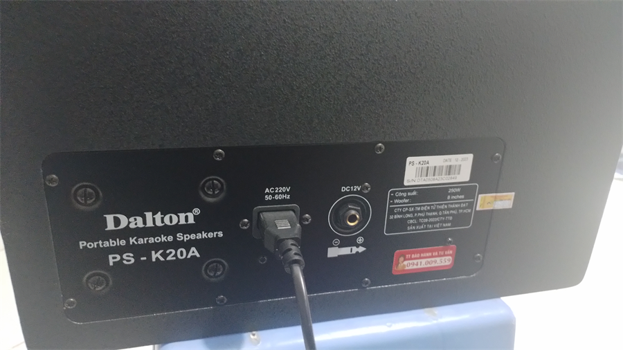 41 đánh giá Loa karaoke xách tay Dalton PS-K20A 250W từ người đã mua