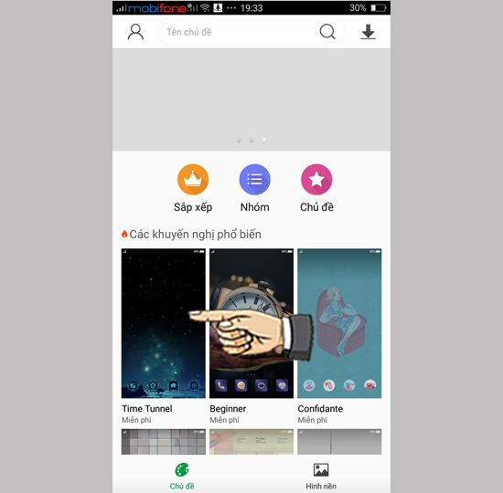 Chọn chủ đề yêu thích và tải về.