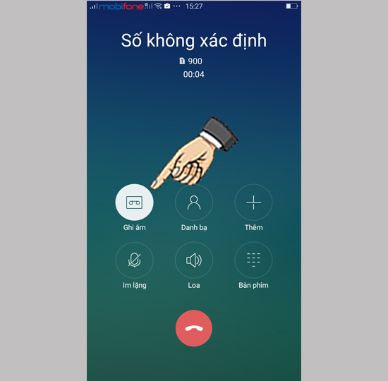 Bước 2: Bắt đầu ghi âm.