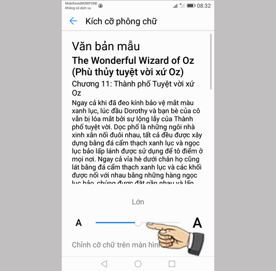 Bước 3: Chỉnh kích thước theo ý muốn.