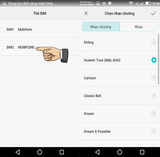 Nhạc chuông sim 1.