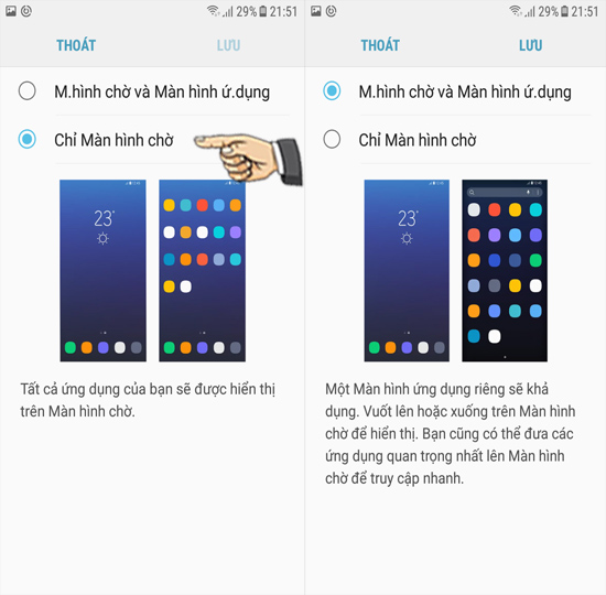 Chọn bố cục theo ý thích.