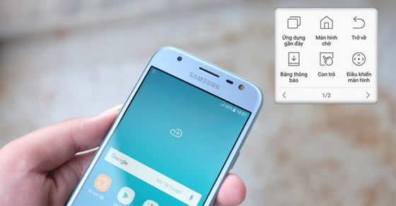 5 bước bật phím home ảo trên Samsung Galaxy J3 Pro cực nhanh