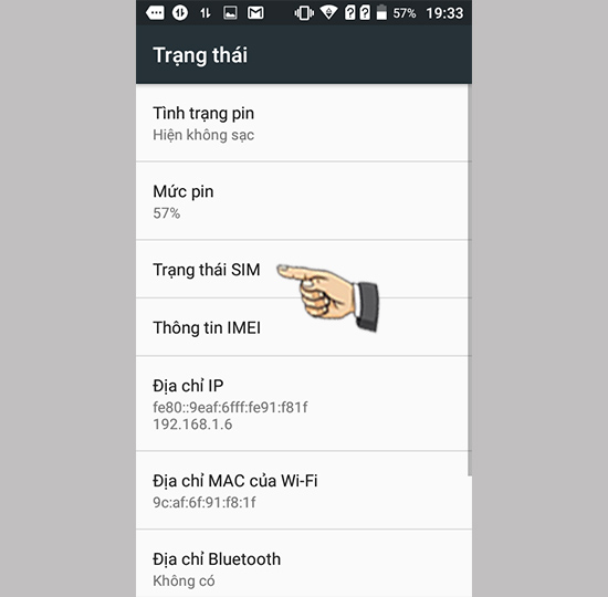 ​Thông tin máy