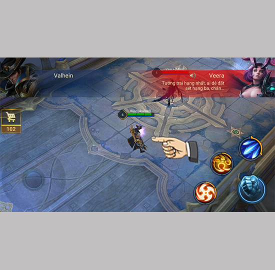 Bước 3: Giao diện trong game.