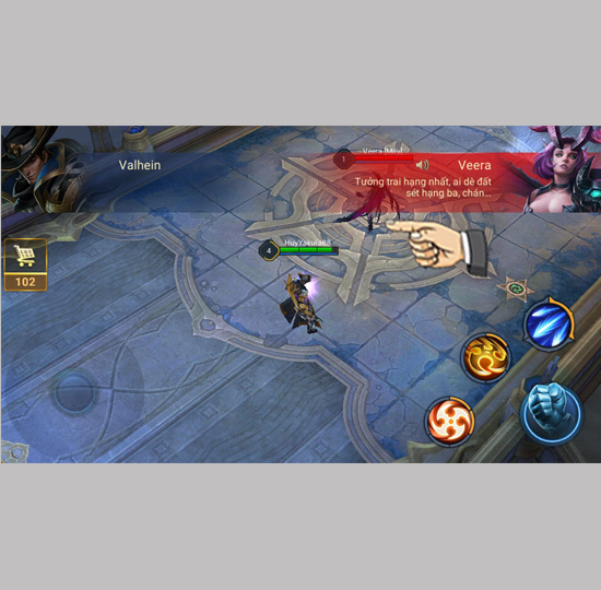Giao diện trong game.