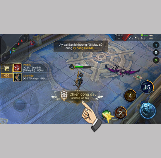 Giao diện trong game.
