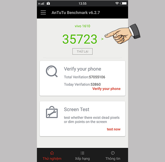 Điểm đánh giá Antutu