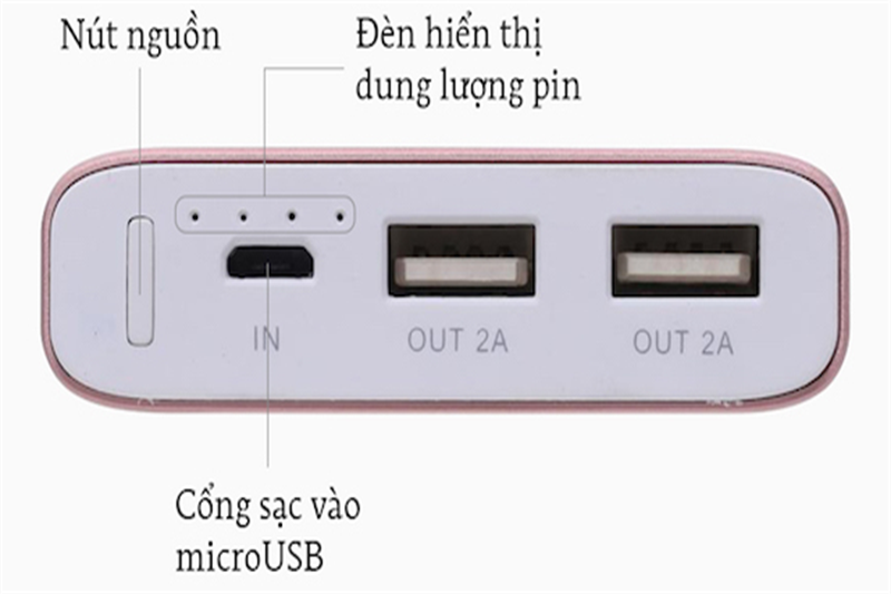 Top 3 pin sạc dự phòng vỏ kim loại tốt