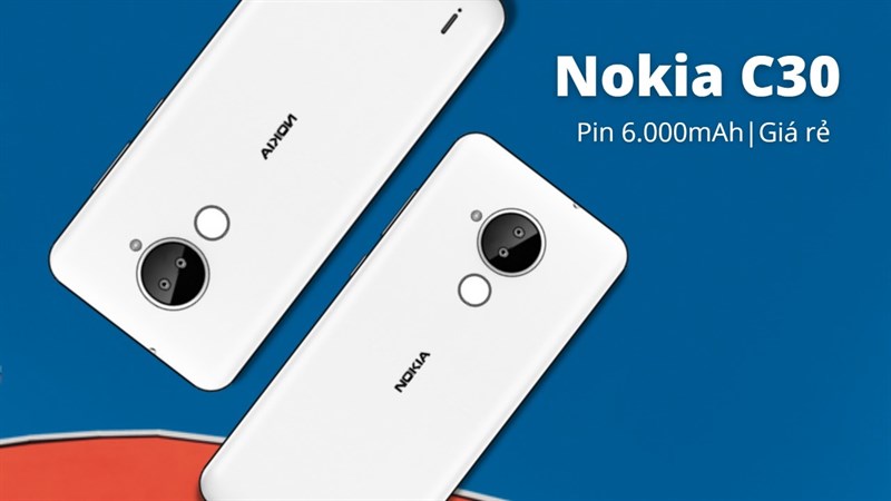 Nokia C30 có thiết kế cứng cáp, tao nhã