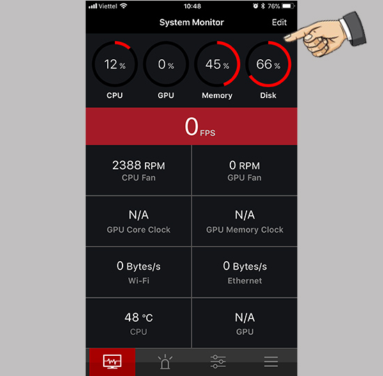 Hiệu suất hoạt động của máy