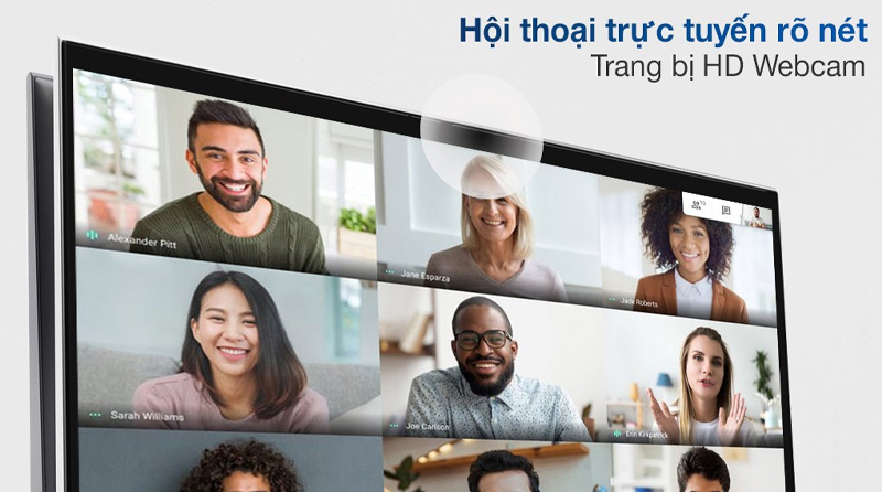 Laptop Dell Inspiron 14 5410 i5 1155G7 có trang bị HD Webcam rõ nét