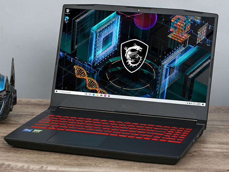 MSI Katana Gaming GF66 11UC i7 11800H có hiệu năng lên tới 40%