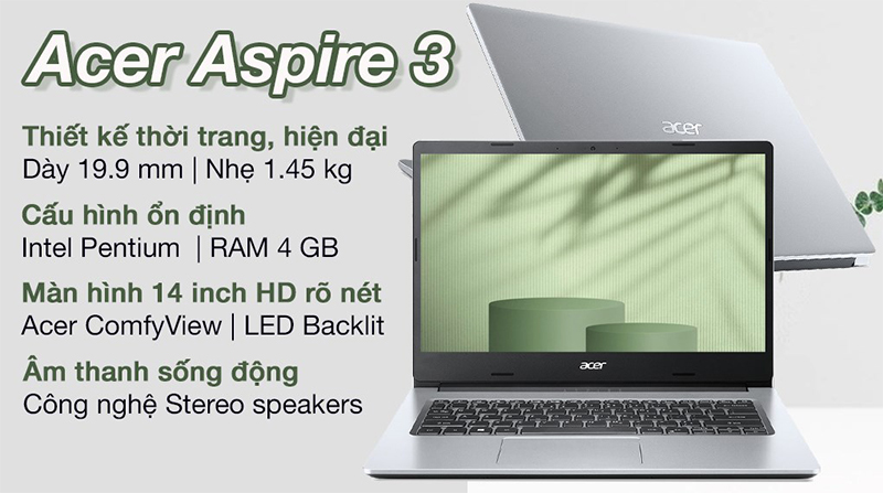 Sơ lược về Laptop Acer Aspire 3 A314 35 P6NC N6000