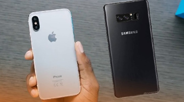 So sánh cấu hình của iPhone X và Galaxy Note 8