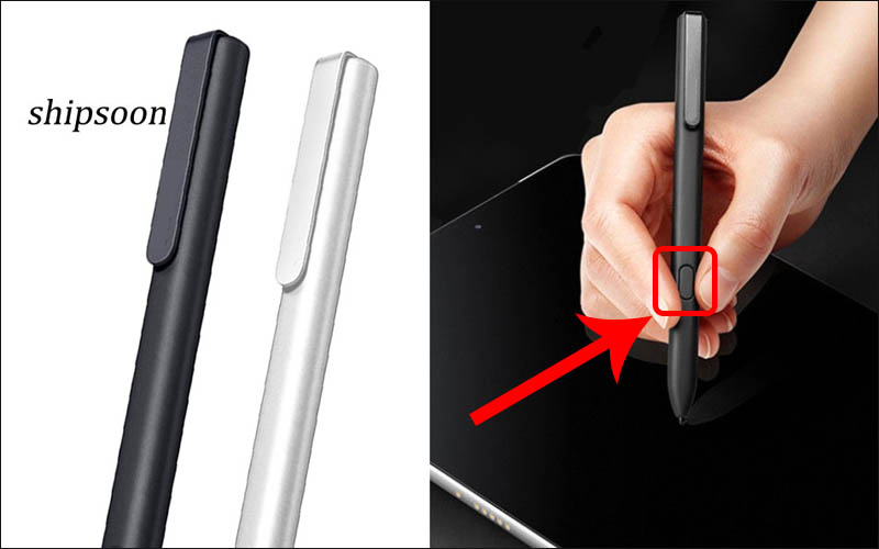 Nhấn v&agrave; giữ n&uacute;t S Pen rồi nhấn v&agrave;o m&agrave;n h&igrave;nh của điện thoại