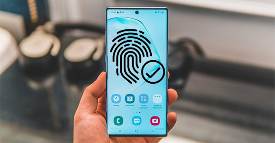 5 bước cài đặt bảo mật vân tay trên Samsung Galaxy Note 10 Plus