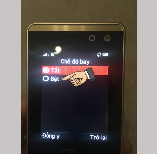 Bật tắt chế độ bay