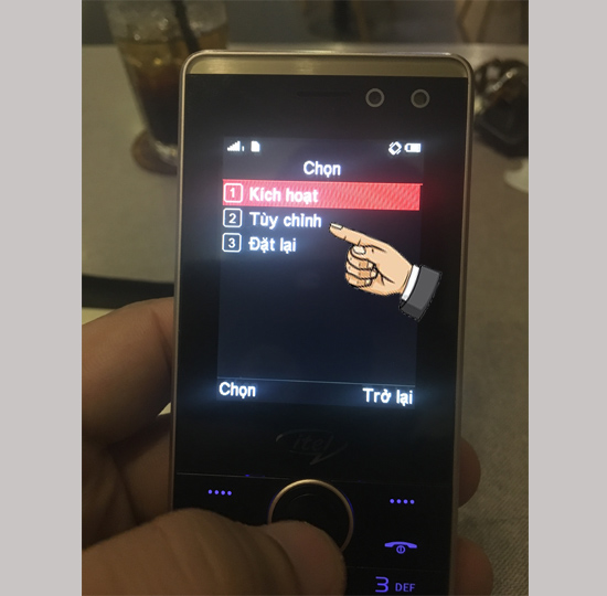 Tùy chỉnh riêng cấu hình chung
