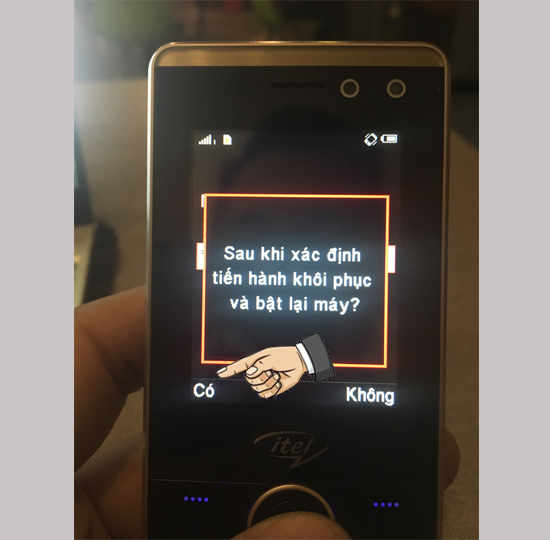 Xác nhận việc đặt lại 