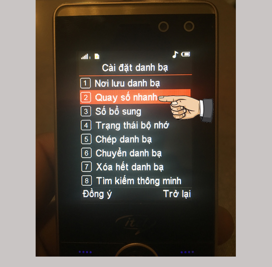 Chọn quay số nhanh