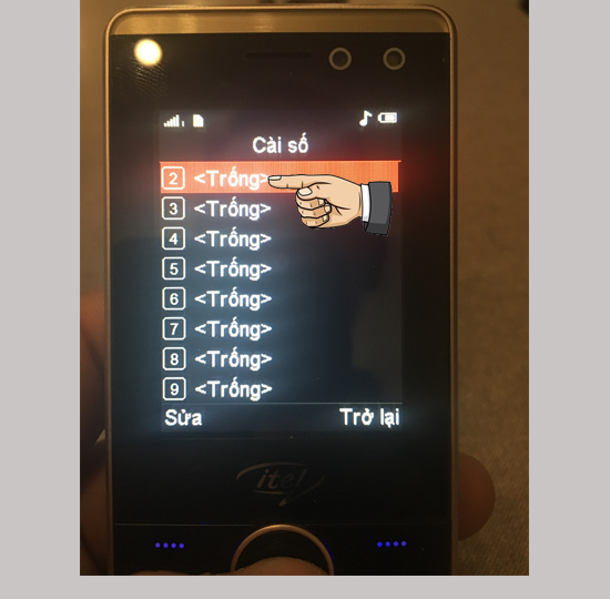 Chọn số cần gán