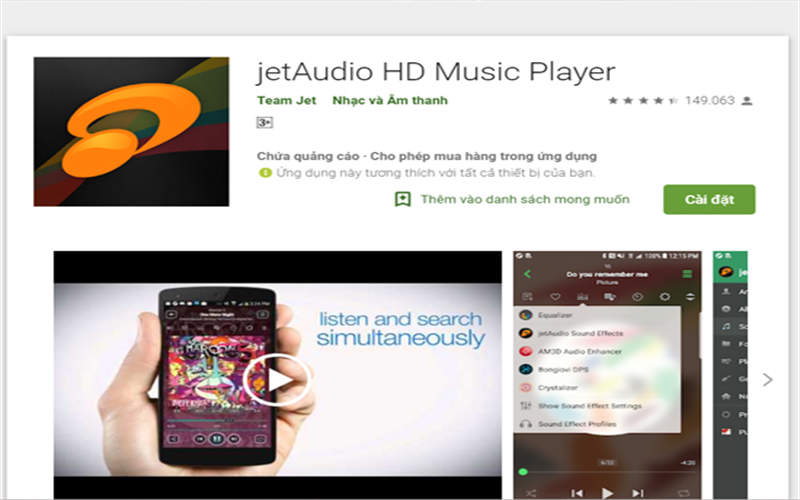 1. jetAudio Music Player
