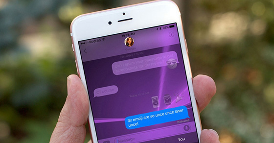 3 bước hướng dẫn gửi tin nhắn kèm hiệu ứng trên iMessage