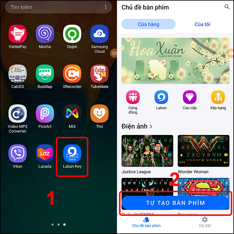 Cách đổi hình nền bàn phím app đổi hình nền bàn phím miễn phí và tuyệt vời