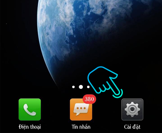 Bước 1: V&agrave;o C&agrave;i đặt.