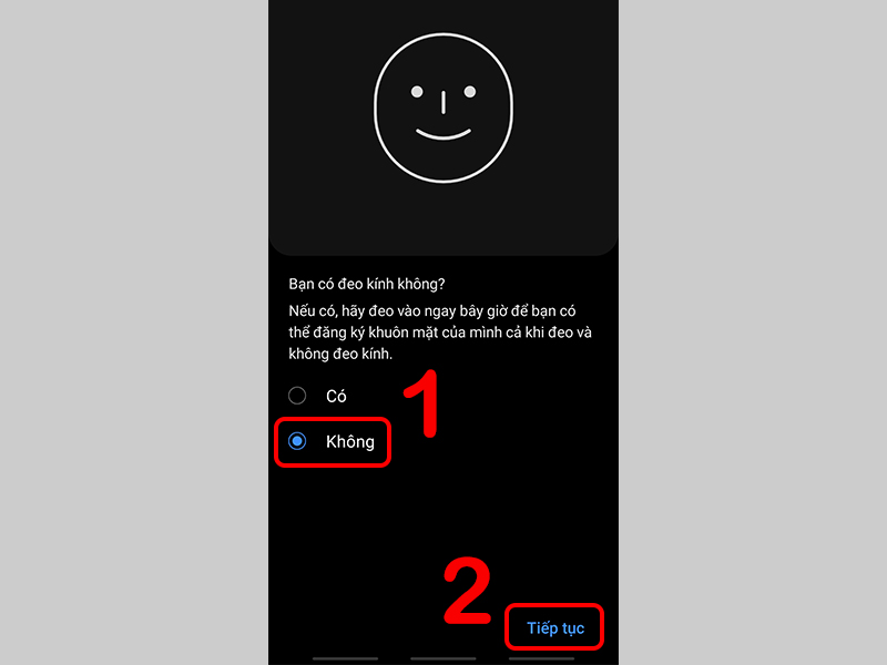 X&aacute;c nhận đeo k&iacute;nh hoặc kh&ocirc;ng