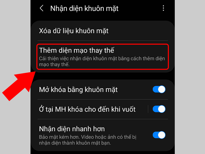 C&aacute;ch th&ecirc;m diện mạo thay thế